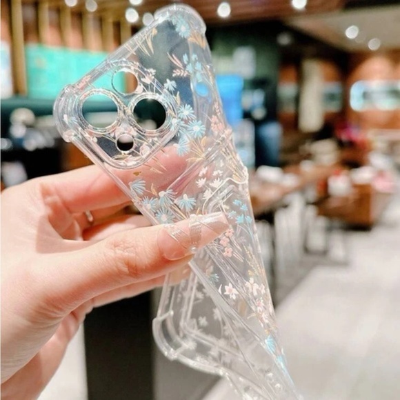 ⚠️Clearance🫧iPhone 13/Pro/Pro Max Cute Floral iPhone Case With Card Holder - Picture 4 of 5